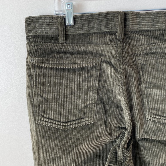 NWOT Vintage Mens Corduroy Grey Textured Stripped Pants - Picture 7 of 12